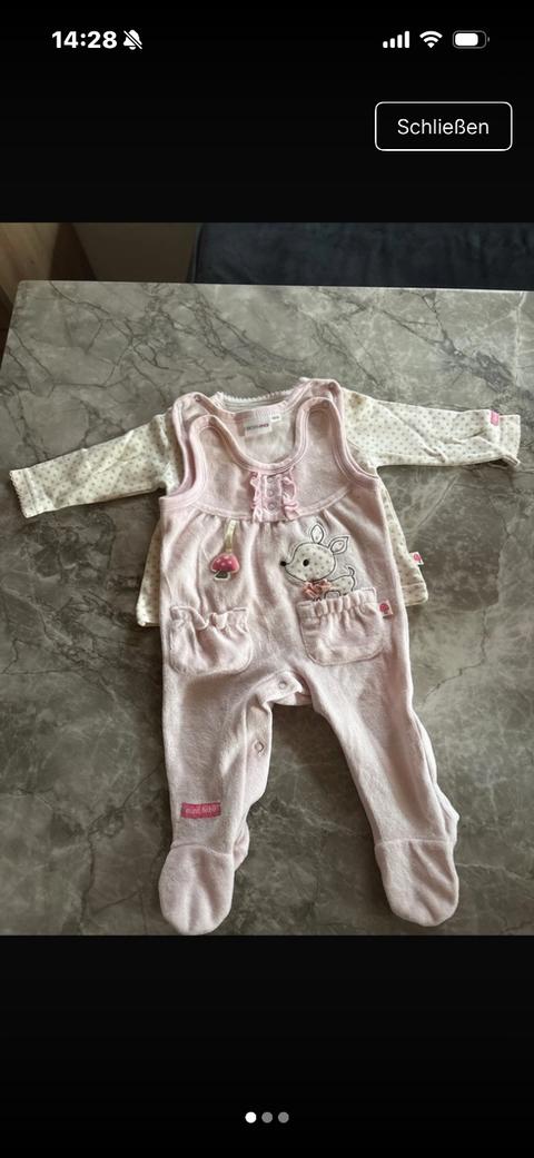 Bornino Rosa Strampler und Sweatshirt Size 56