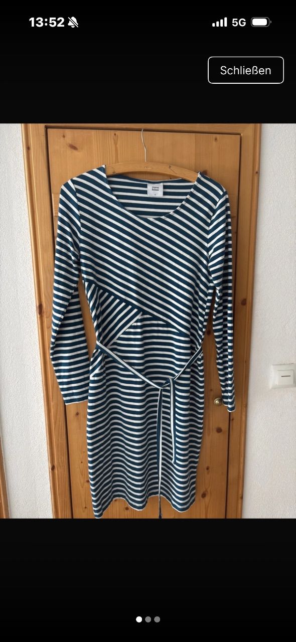 Mamalicios Langarm Umstandskleid  Size M