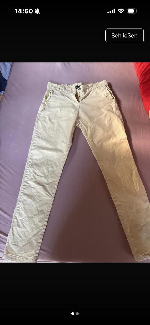 Zwillingsherz Gelbe Damenhose Size L