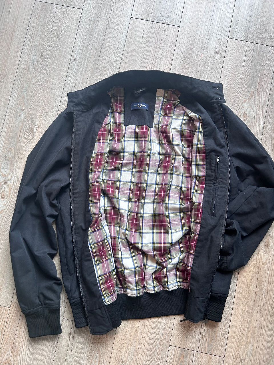 Fred Perry Fred Perry Harrington Jacke | Gr.M | Schwarz Size M