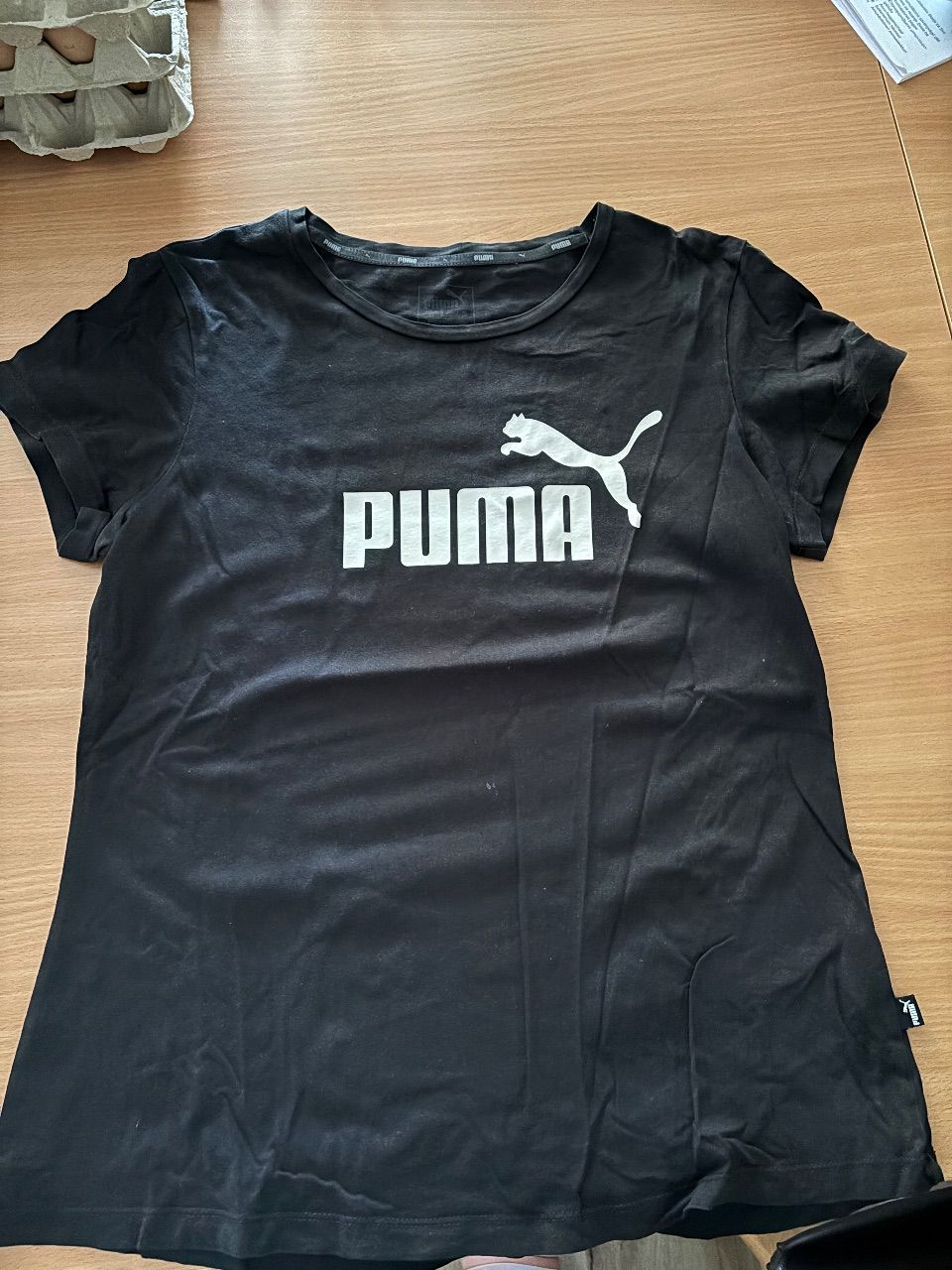 Puma Schwarzes Puma T-Shirt  Size L