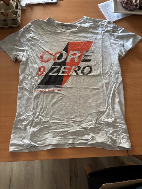 Jack & Jones Jack & Jones T-shirt in Grau mit Schrift Size XL