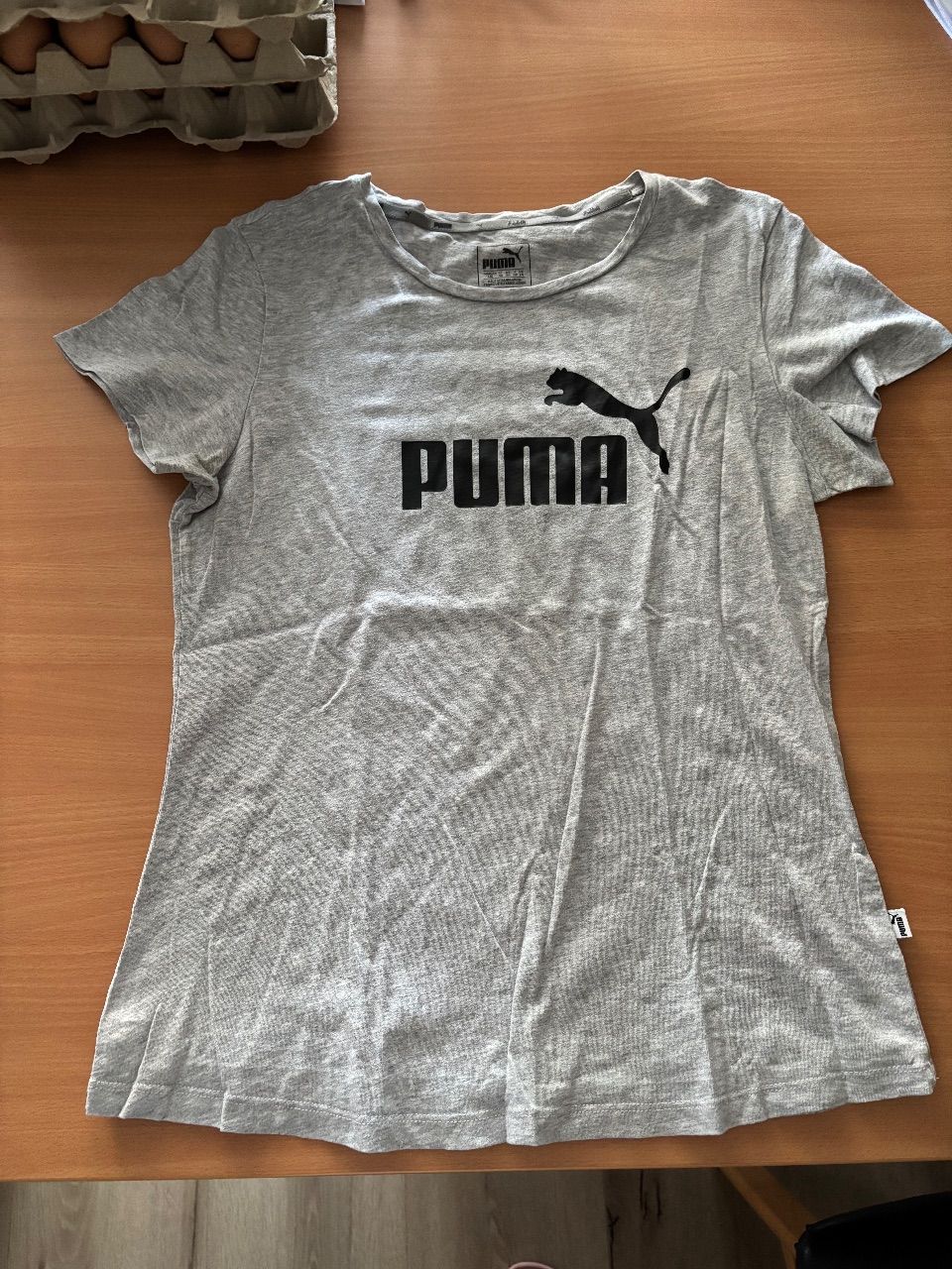 Puma Graues Puma T-Shirt  Size L