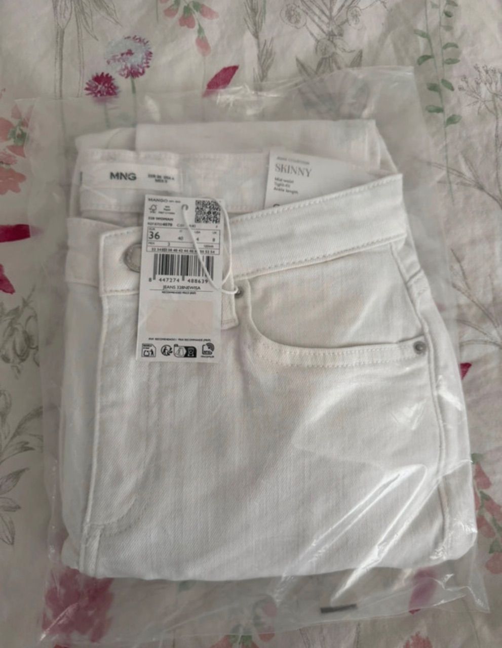 Mango Skinny jeans weiß  Size 36