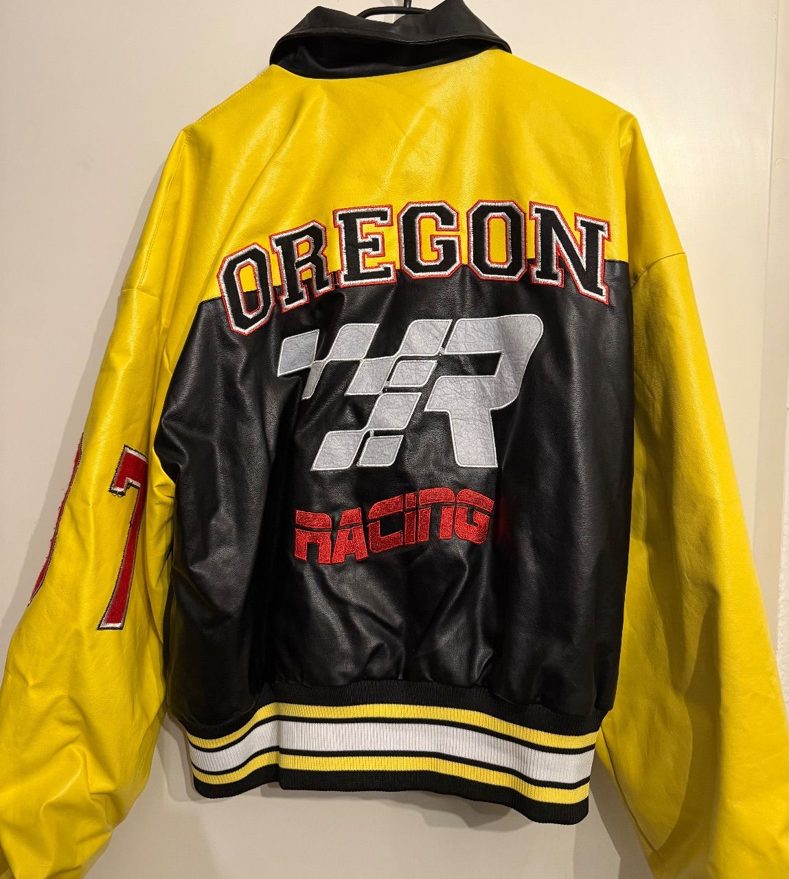 Prettylittlething PrettyLittleThing Racing Jacke 🏁💛 Size XL