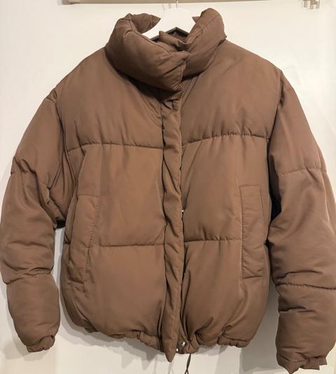 Bershka Braune Pufferjacke 🤎 Size M