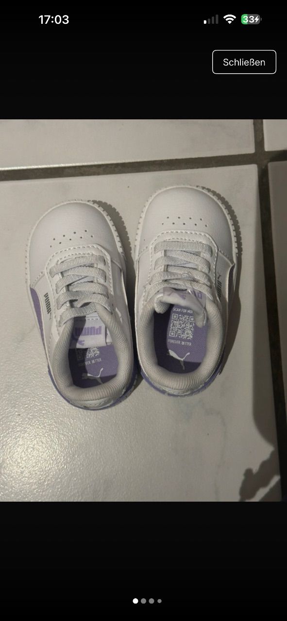 Puma  Puma Baby Schuhe in Flieder Farbe  Size 19