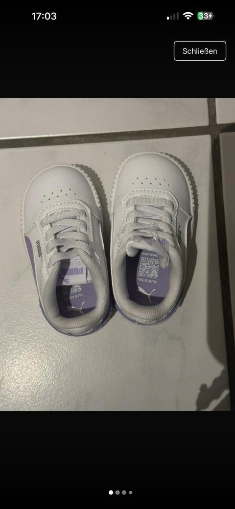 Puma Puma Baby Schuhe in Flieder Farbe Size 19