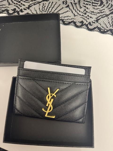 Ohne Marke Geldbeutel Leder Schwarz mit Logo