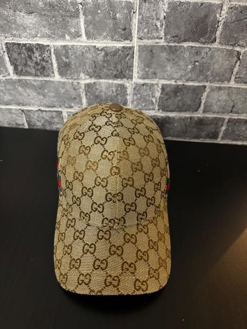 Ohne Marke Herren Monogram Canvas Baseballkappe