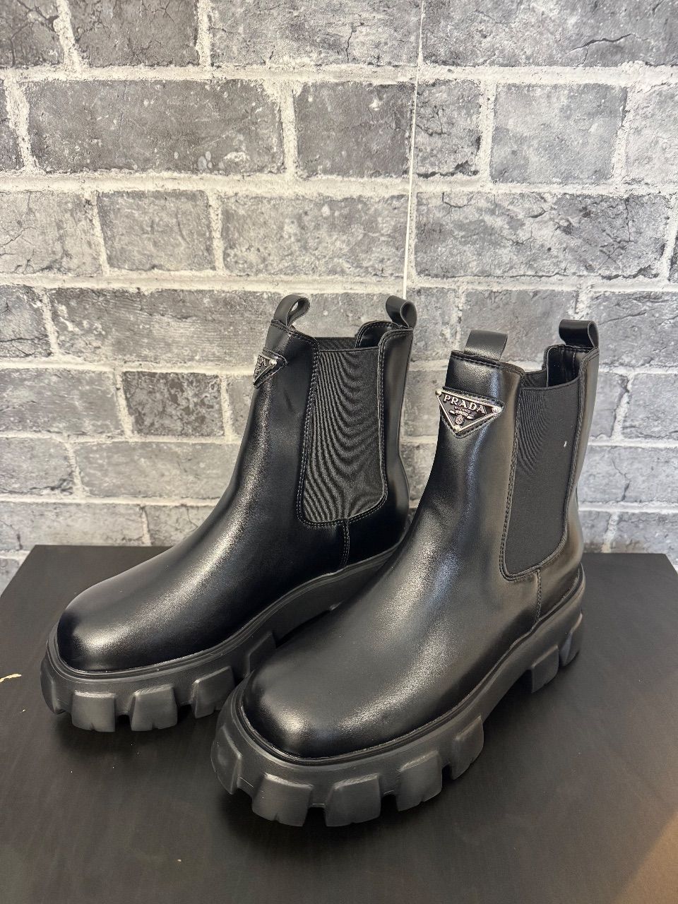 Ohne Marke Chelsea Boots Stiefel Schwarz Size 39