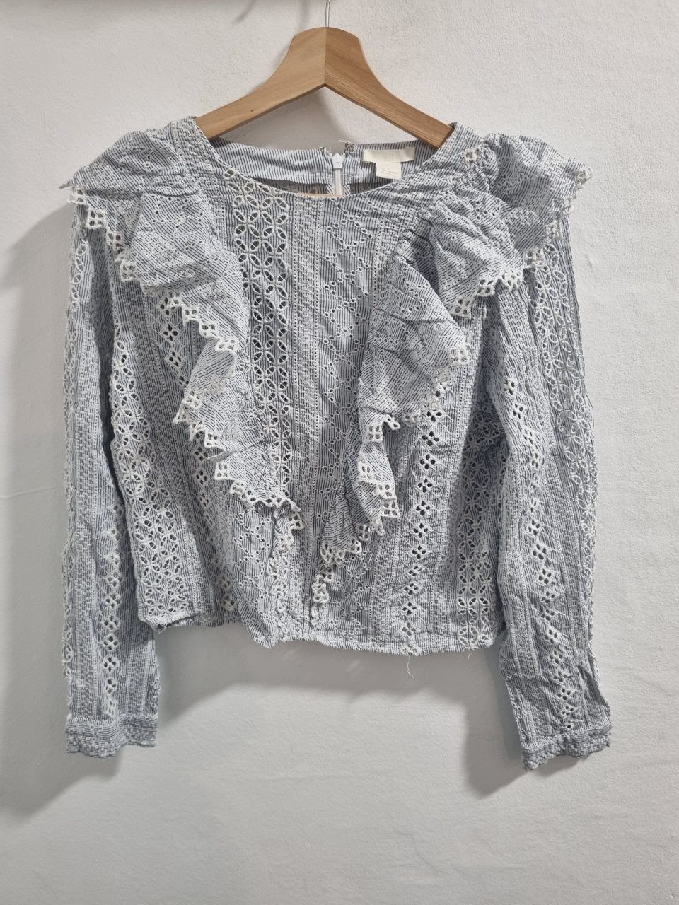 H&M H&M Rüschenbluse langarm, chic und klassisch Size L