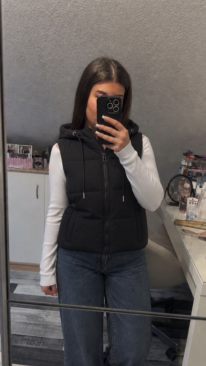 Jus de pain Weste Schwarz 