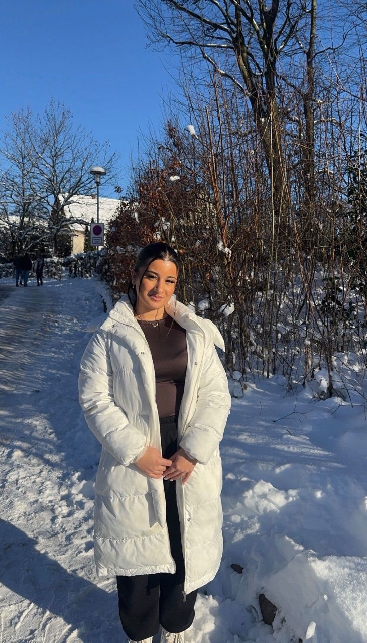 Winterjacke Weiß  Size S