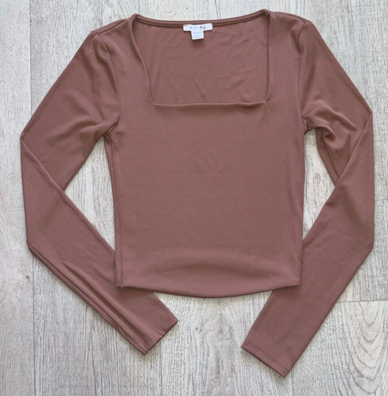 New Yorker Braunes Crop Oberteil