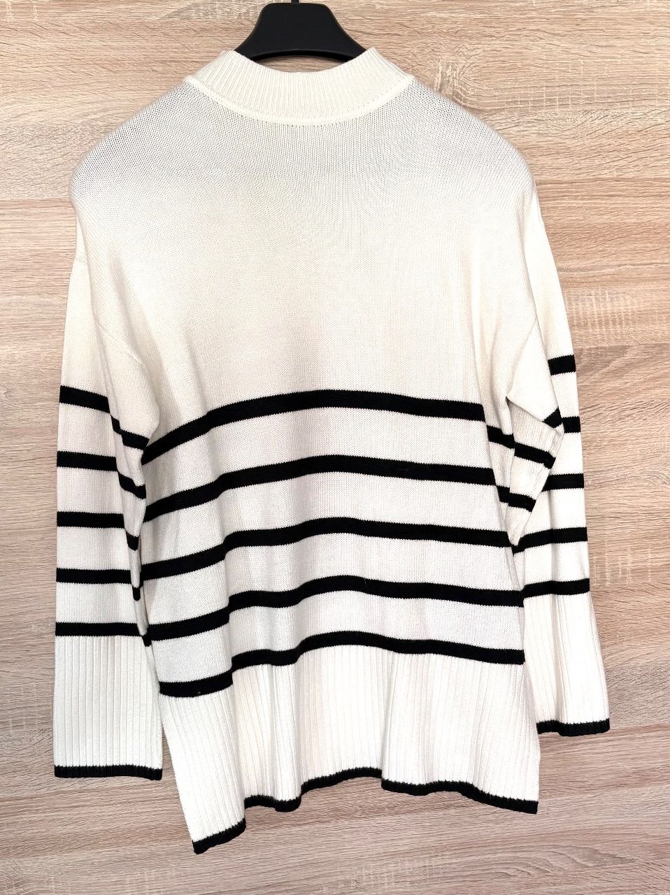 Ohne Marke Gestreifter Pullover