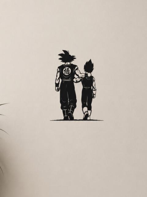 Dragon Ball Wandbild Dragon Ball Duo
