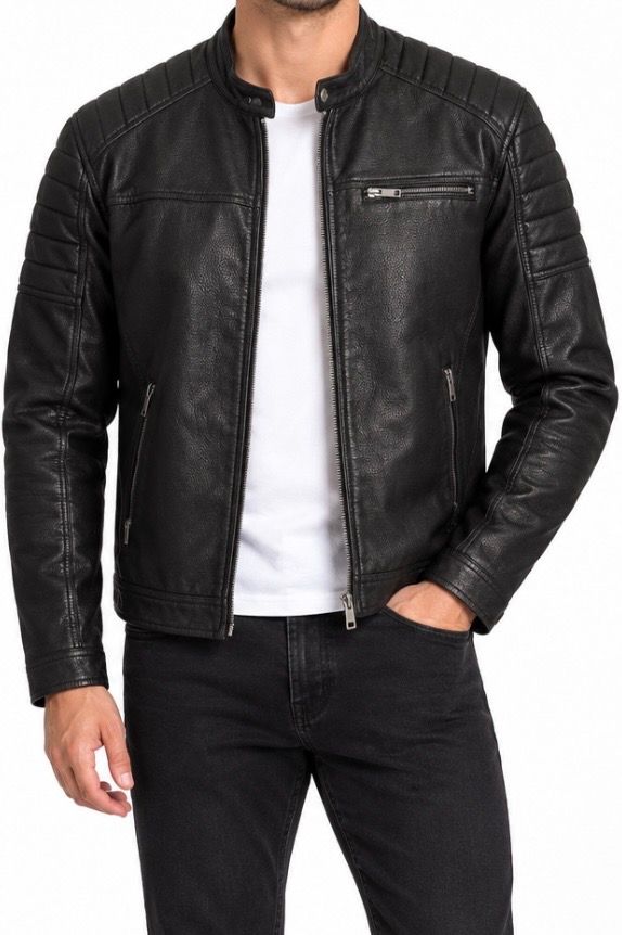 Jack&Jones Lederjacke Männer Size XL