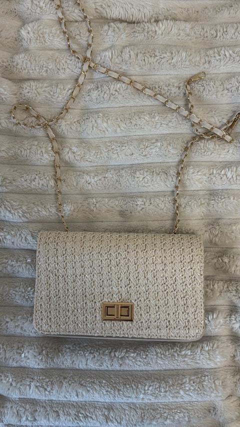 Ohne Marke Handtasche Gepflochten