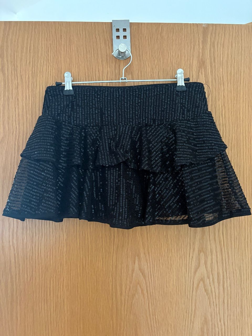 New Yorker  Schwarzer Glitzerrock  Size S