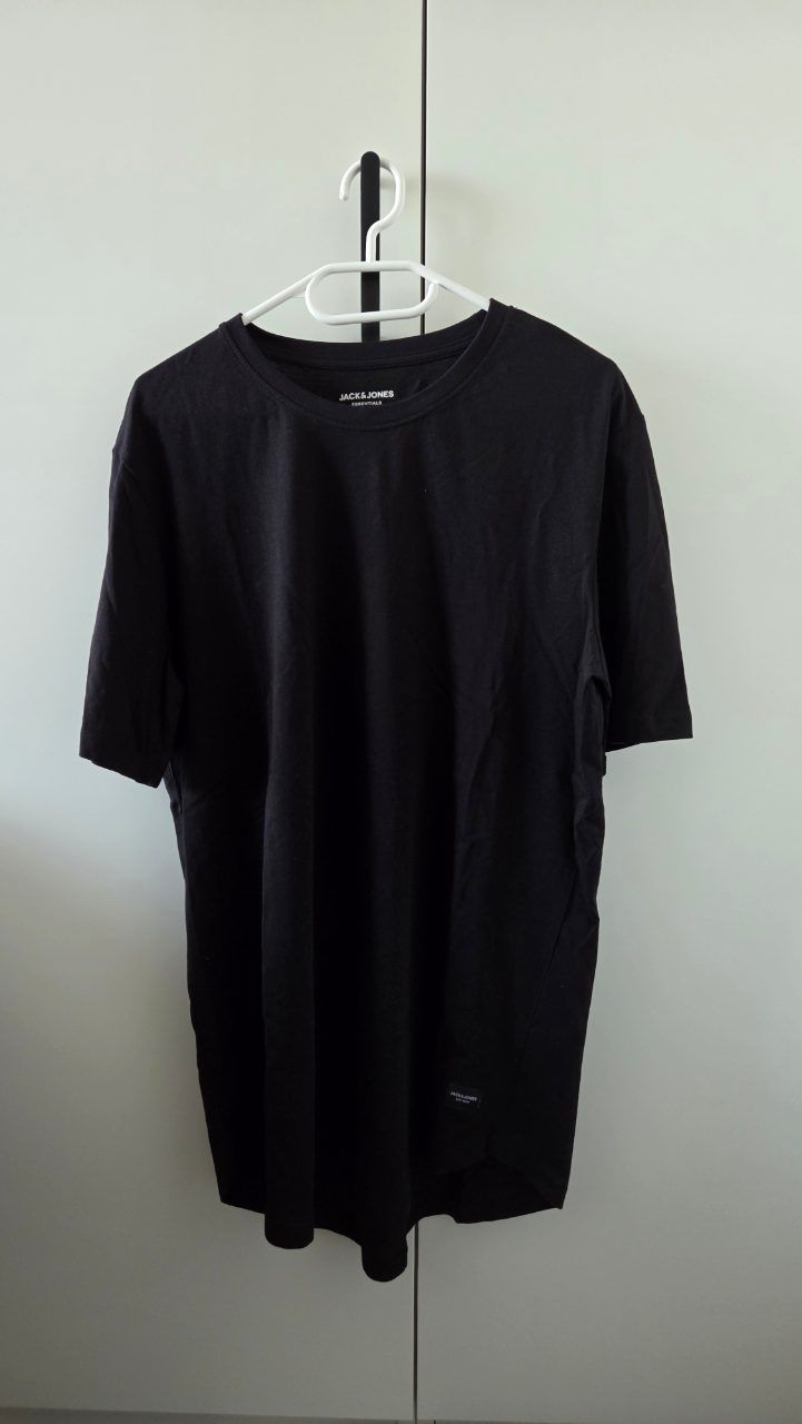 Jack & Jones Jack & Jones Essentials T-Shirt Herren Gr. L Schwarz Size L