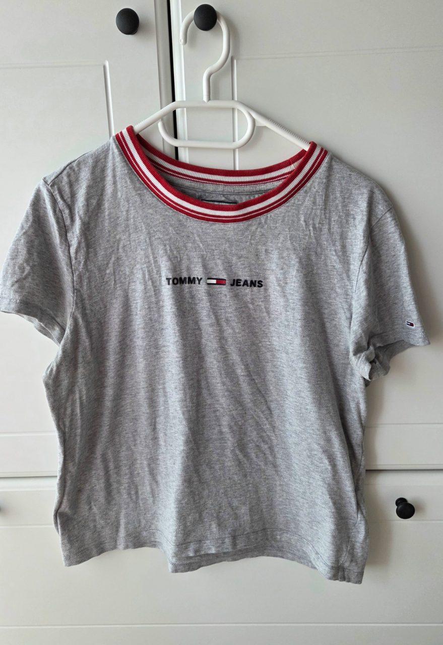 Tommy Jeans T-Shirt Damen Gr. M Grau | Original