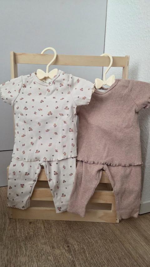 H&M 2er Set Baby-Outfit Gr. 62 – Mädchen Size 62