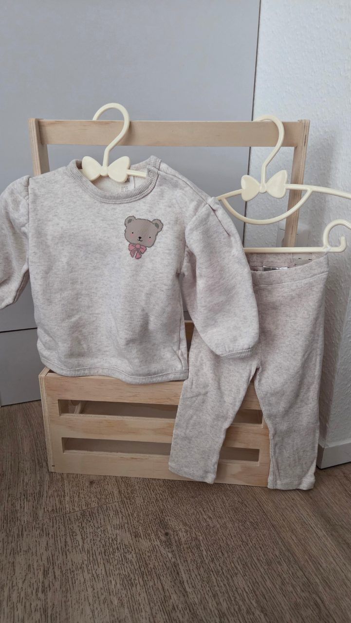 H&M 2-teiliges Baby-Set Gr. 68 – Sweatshirt & Leggings Size 68
