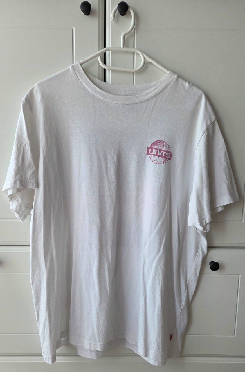 Levi's Levi’s T-Shirt Damen Gr. L Weiß | Logo Print | Original Size L
