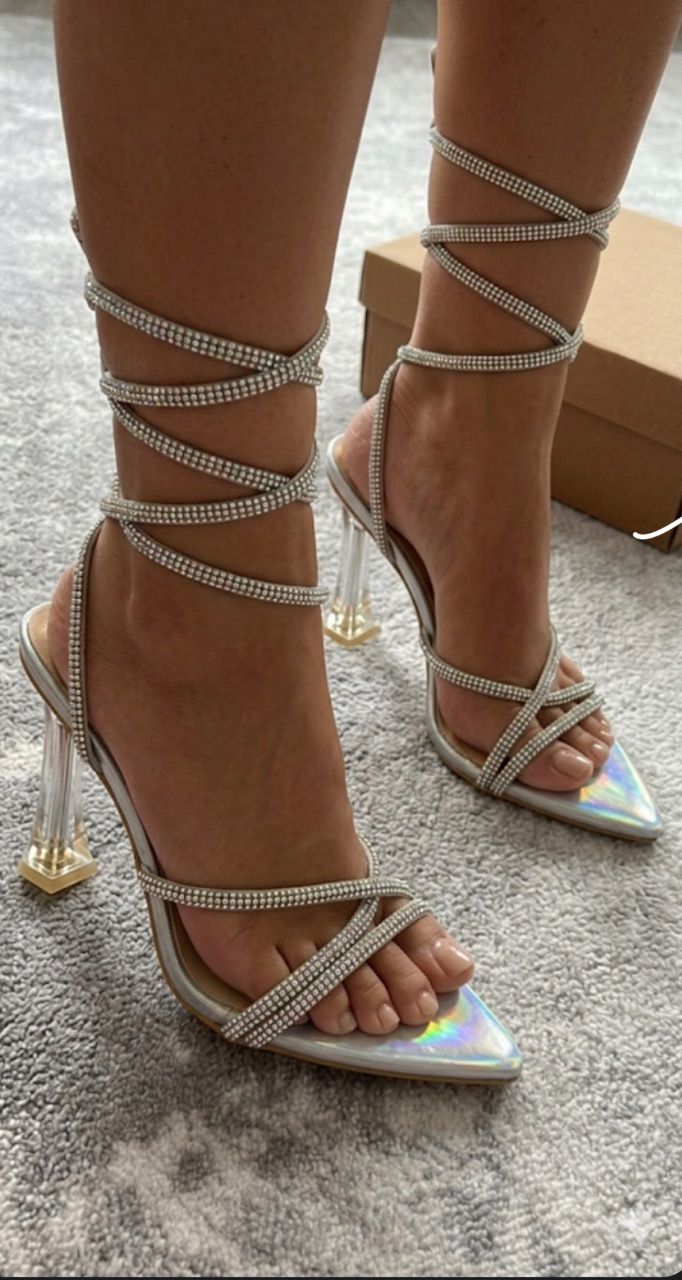 SHEIN  High heels mit strassteine  Size 37