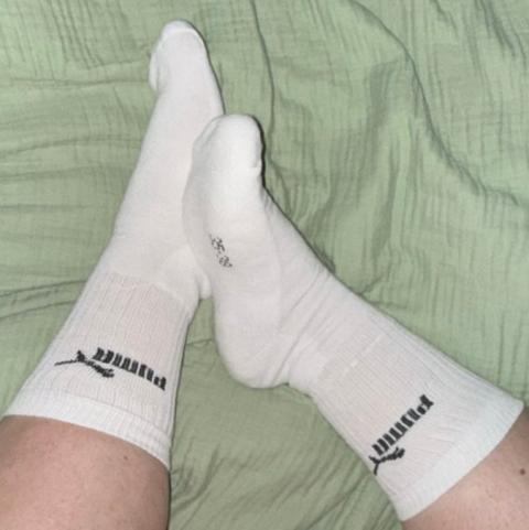 Puma Im Gym getragene Socken Size S