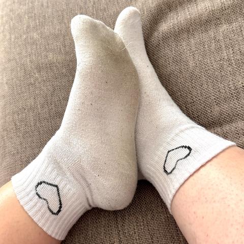 Ohne Marke Getragene Socken Size 37