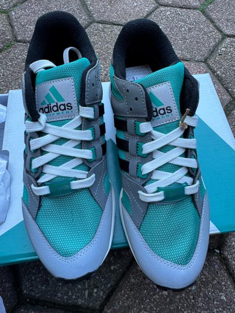Adidas Adidas Equipment Cushion 93 - EQT Green/ Core Black/Matte Silver Size 39