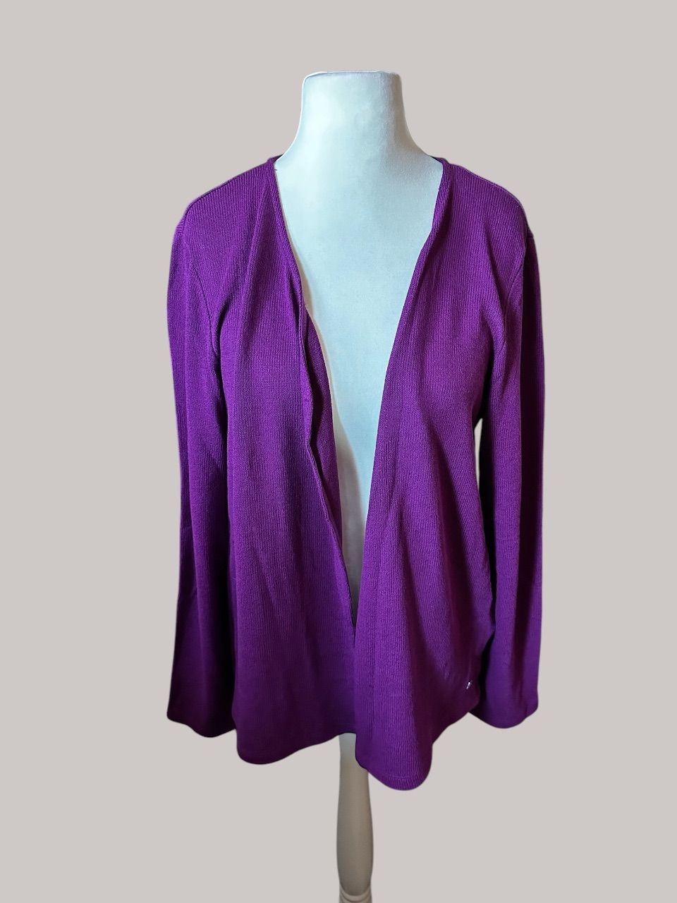 Street One Street One Strickjacke Gr. 44 Lila Neu mit Etikett Size XXL