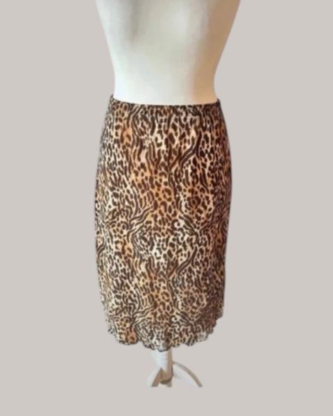 Style Woman Style Woman Rock Leomuster Animal Print Braun Beige Gr. 40 Neu mit Etikett Size L