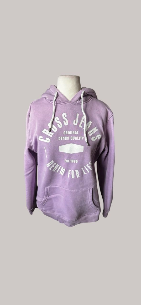 Cross Jeans Cross Jeans Hoodie Kapuzenpullover Flieder Lila Gr. L Damen Size L