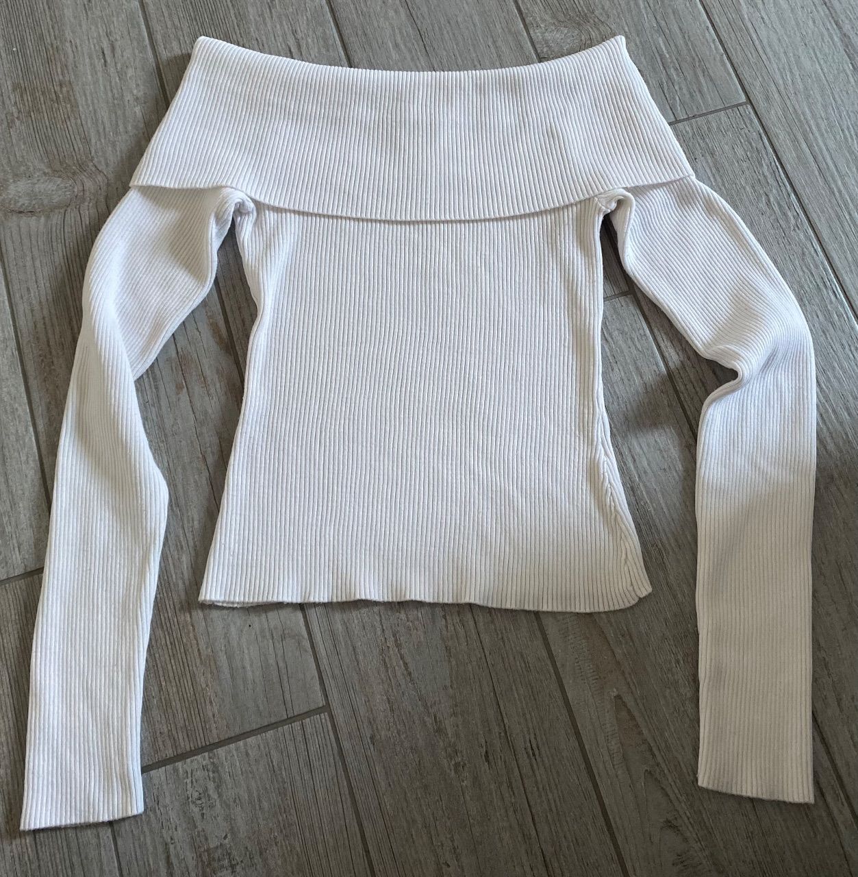 H&M Schulterfreies Langarmtop  Size S