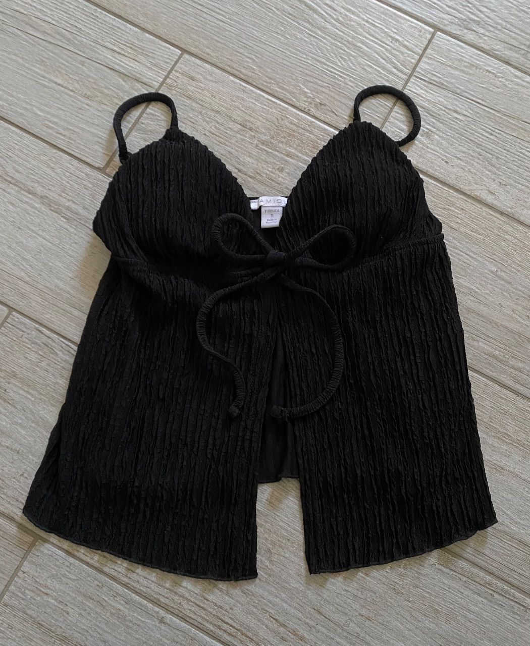 New Yorker Schwarzes Top Size S