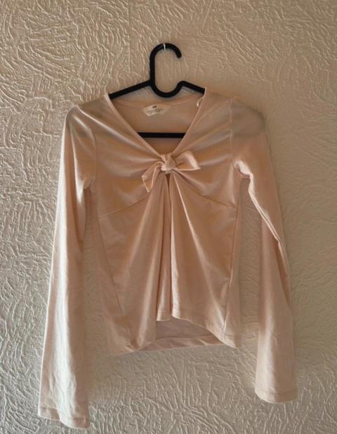 H&M H&M Longsleeve mit Schleife Size 152