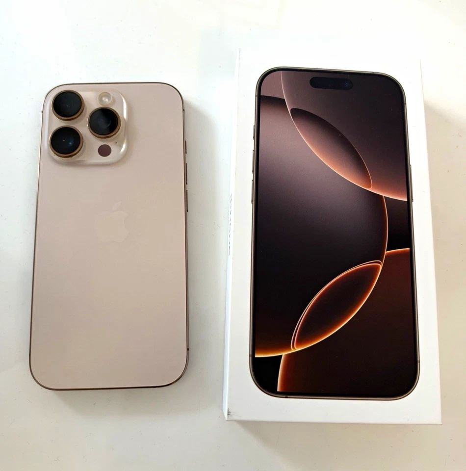 Apple Apple iPhone 16 Pro / 128 GB / Wüstensand iOS / Wie NEU