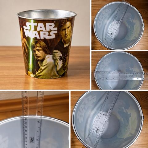 Star Wars Metall Papierkorb – Yoda Luke Skywalker Han Solo – Fan Deko