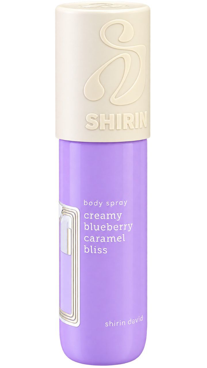 Shirin David Body Spray Creamy Blueberry Caramel Bliss – Lila Körperspray Duftsp