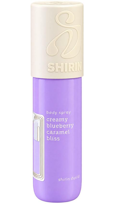 Shirin David Body Spray Creamy Blueberry Caramel Bliss – Lila Körperspray Duftsp