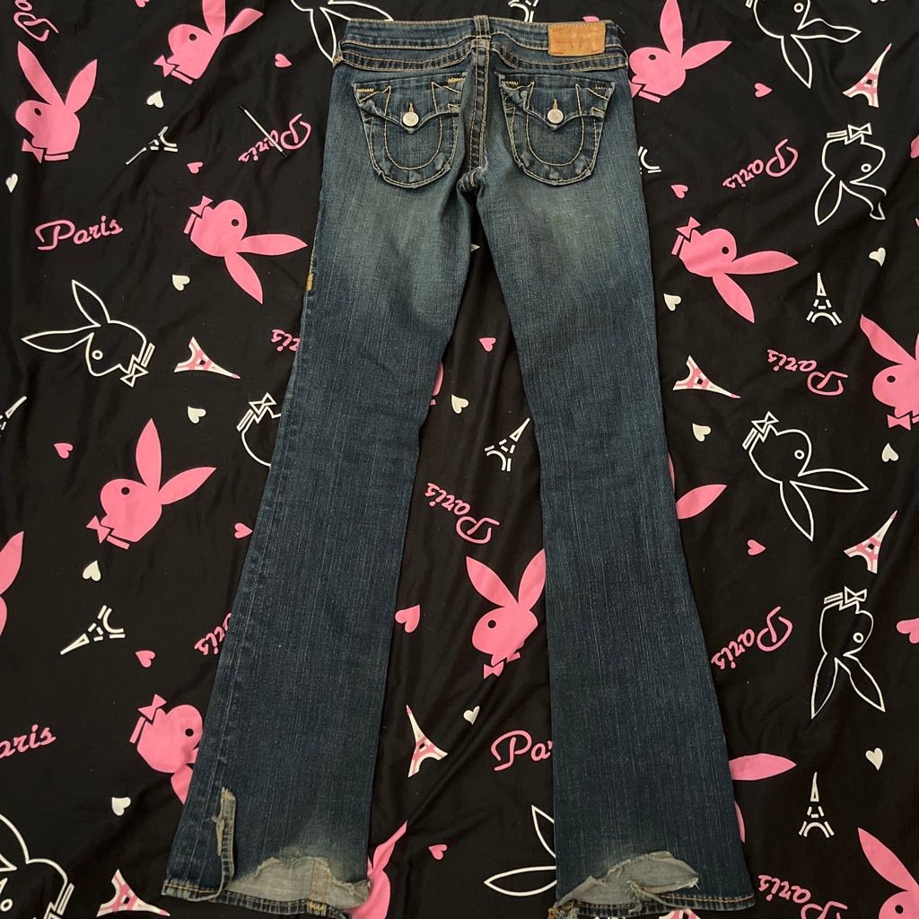 true religion  Vintage y2k True Religion Jeans schlaghose low waist Size S