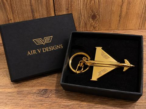 Air V Design Air V Design Eurofighter Anhänger Golden