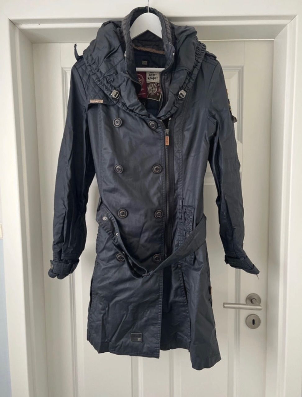 Khujo Khujo Damenmantel dunkelblau  Size XL