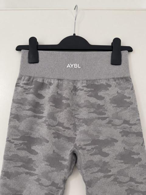AYBL AYBL Leggings grau Camouflage Größe L High Waist Sport Fitness Gym Size L