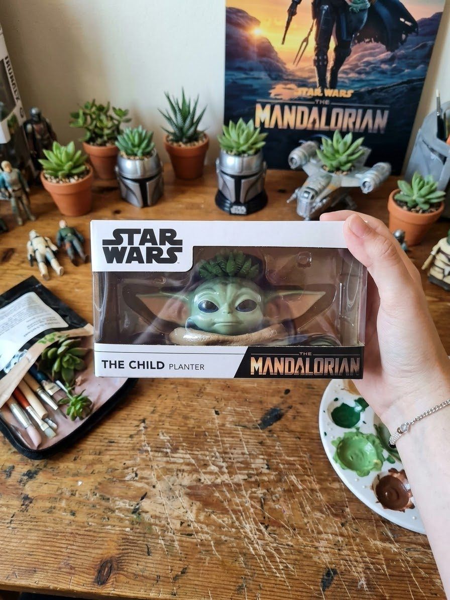 Star Wars The Mandalorian „The Child“ Pflanztopf – NEU 🌱