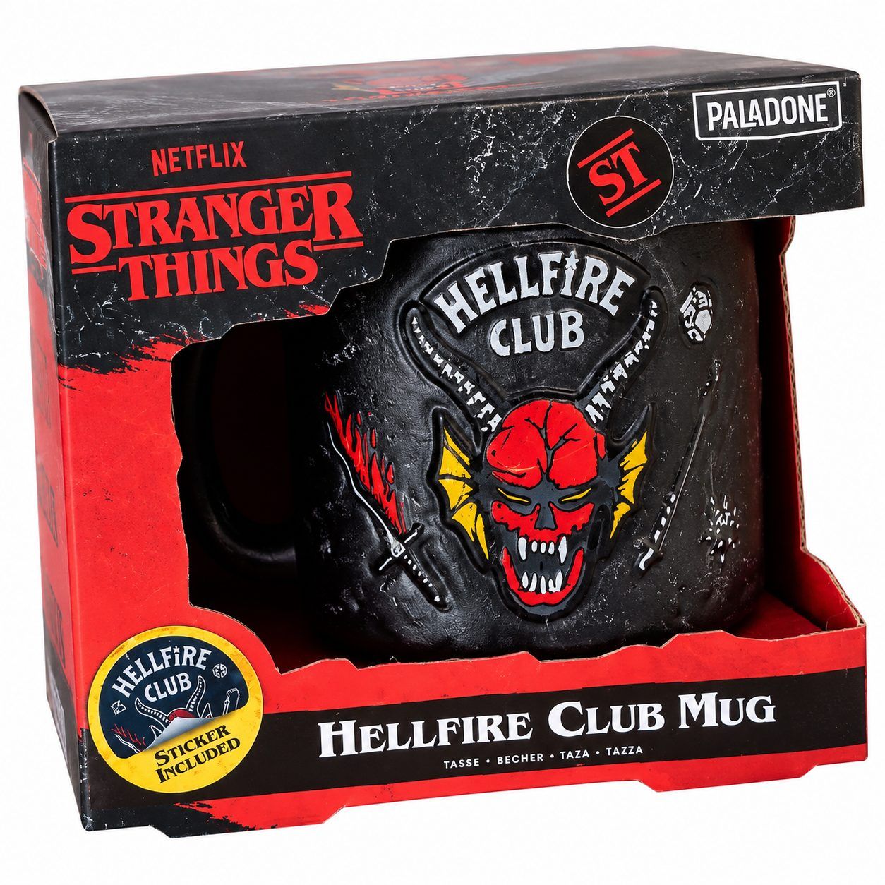 Stranger Things Hellfire Club Tasse – NEU & unbenutzt