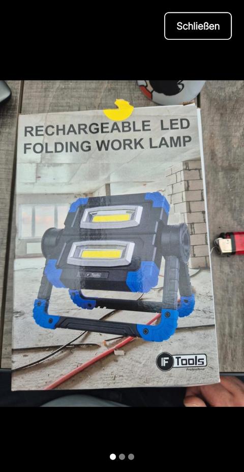 Ohne Marke LED-Strahler mit magnetischer Halterung und Powerbank Funktion